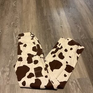PacSun 90’s boyfriend cow print jeans